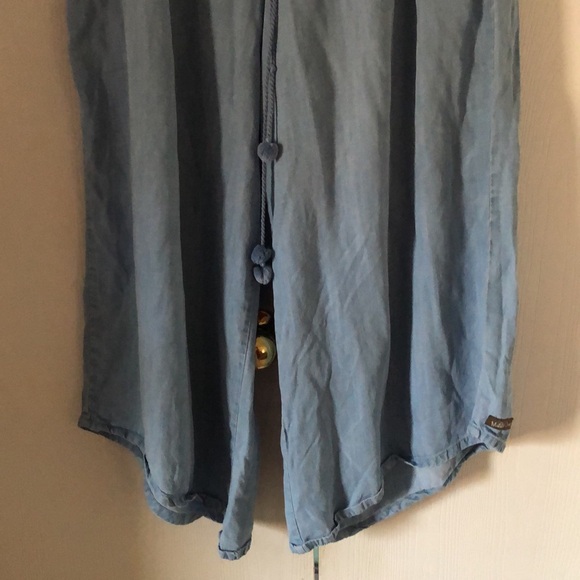 Matilda Jane Trouser Stretchy pull on chambray pants - Picture 3 of 11